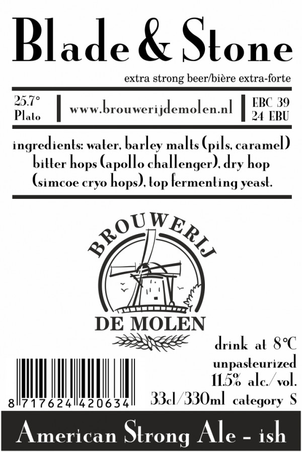 Brouwerij De Molen Blade & Stone