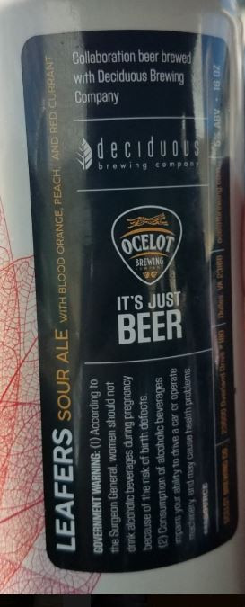 Ocelot Brewing Company Leafers