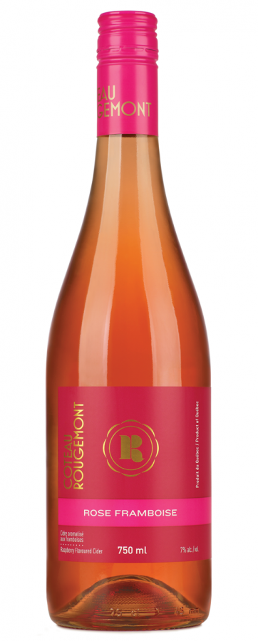 Vignoble et Cidrerie Coteau Rougemont Rose Framboise