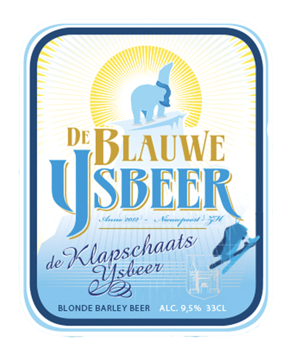 De Blauwe IJsbeer Klapschaats IJsbeer