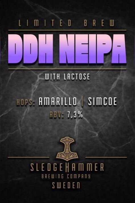 Sledgehammer Brewing Company DDH NEIPA Amarillo/Simcoe