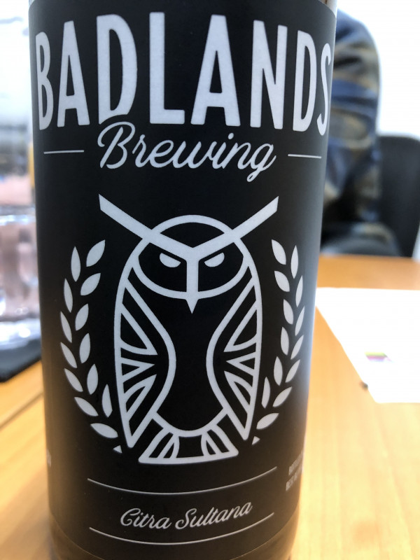 Badlands Brewery Citra Sultana