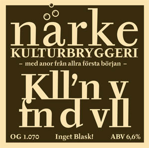 Närke Kulturbryggeri Kll 'n v fn d vll