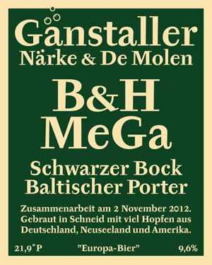 Gänstaller Bräu B&H MeGa Schwarzer Bock
