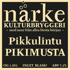 Närke Kulturbryggeri Pikkulintu Pikimusta