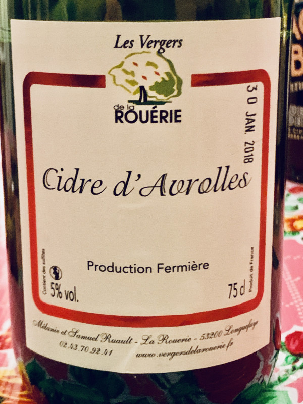 Les Vergers de la Rouérie Cidre d'Avrolles