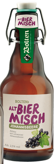 Privatbrauerei Bolten Alt Bier Misch Johannisbeere