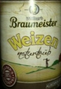 Wüllner's Braumeister (GVG Getränkevertriebsgesellschaft mbH) Weizen Naturtrüb