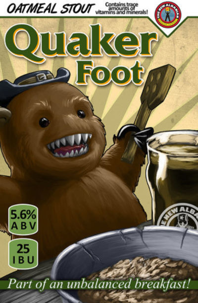 New Albanian Brewing Company QuakerFoot
