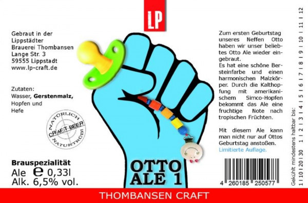 Brauerei Thombansen Otto Ale 1