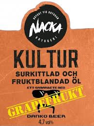 Nacka Bryggeri Kultur Grapefrukt