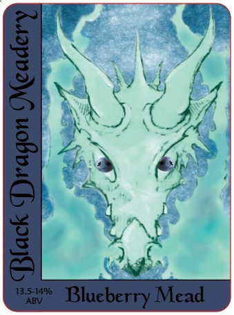 Black Dragon Meadery Blueberry Mead