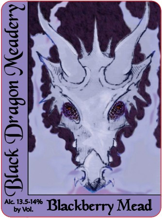 Black Dragon Meadery Blackberry Mead