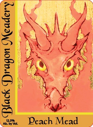 Black Dragon Meadery Peach Mead
