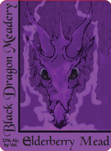 Black Dragon Meadery Elderberry Mead