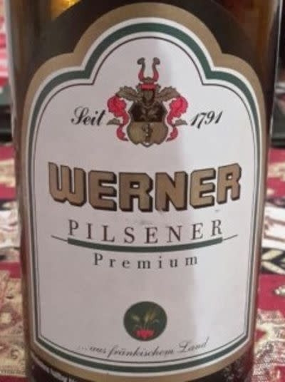 Würzburger Hofbräu Werner Premium Pilsener
