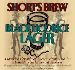 Short's Brewing Company Black Licorice Lager