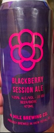 4 Mile Brewing Co. Blackberry Session Ale