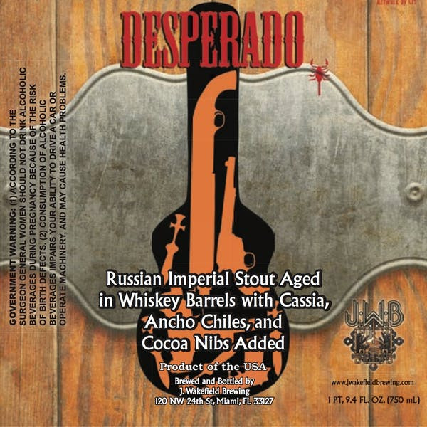 J. Wakefield Brewing Desperado