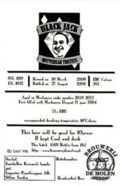 Brouwerij De Molen Black Jack