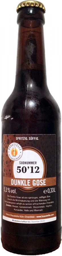 Helios Braustelle Dunkle Gose
