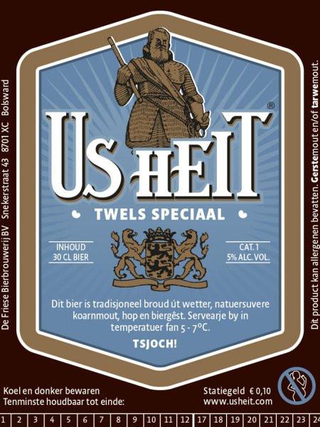 Friese Bierbrouwerij Us Heit Twels Speciaal