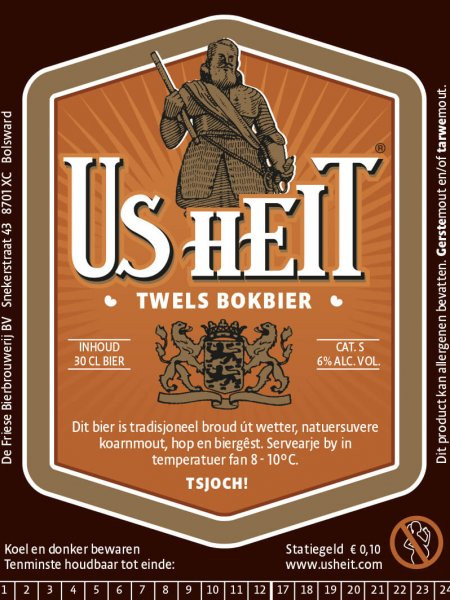 Friese Bierbrouwerij Us Heit Twels Bokbier