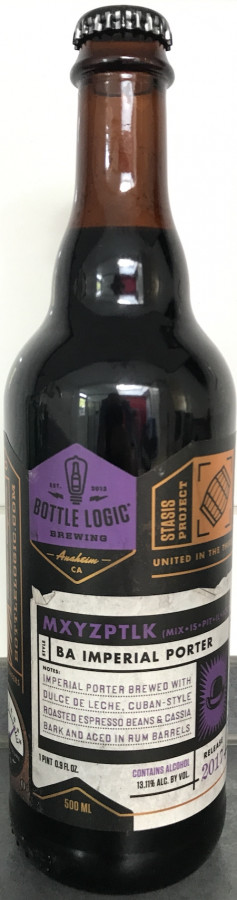 Bottle Logic Brewing Mxyzptlk