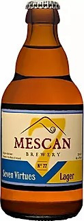 Mescan Brewery Seven Virtues Lager