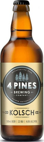 4 Pines Brewing Company (CUB) Draught / Kolsch