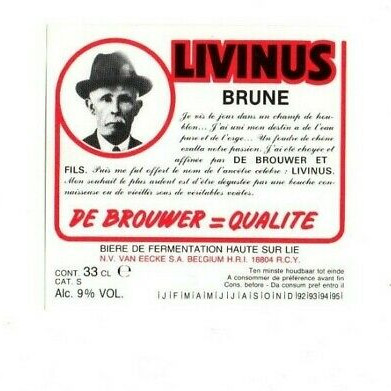 Leroy Breweries Livinus Brune