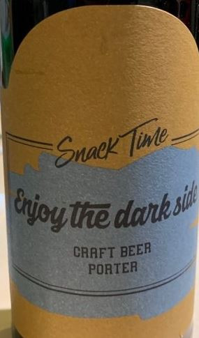 Unknown Origin - Germany/Austria/Switzerland (Brauerei Nemo Namenlos) Snack Time Enjoy the dark side