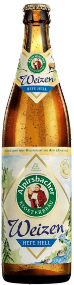 Alpirsbacher Klosterbräu Weizen Hefe Hell
