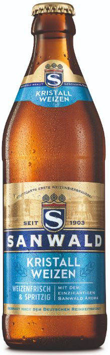 Dinkelacker-Schwaben Bräu Sanwald Kristall Weizen