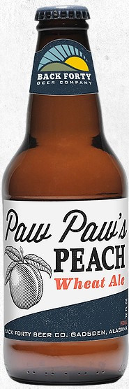 Back Forty Beer Company Paw Paw's Peach Wheat