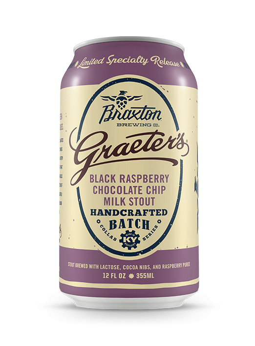 Braxton Brewing Company Graeter's Black Raspberry Chocolate Chip Milk Stout (2019)