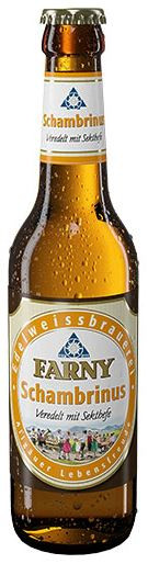 Edelweissbrauerei Farny Schambrinus Edel-Weizenbier