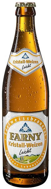 Edelweissbrauerei Farny Kristall-Weizen Leicht