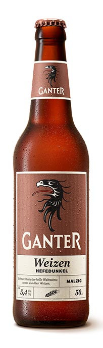 Brauerei Ganter Weizen Hefedunkel