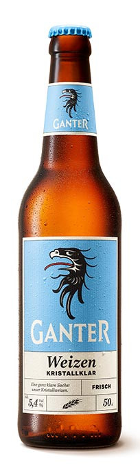 Brauerei Ganter Weizen Kristallklar