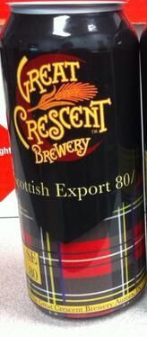 Great Crescent Brewery Scottish Export 80