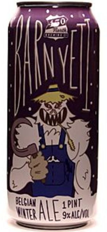 450 North Brewing Company Barn Yeti Belgian Winter Ale
