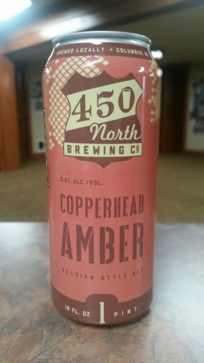450 North Brewing Company Copperhead Amber (Road) Ale