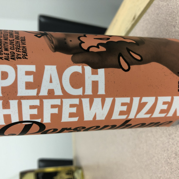 Persephone Brewing Peach Hefeweizen