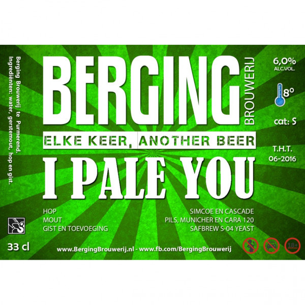 Berging Brouwerij I Pale You