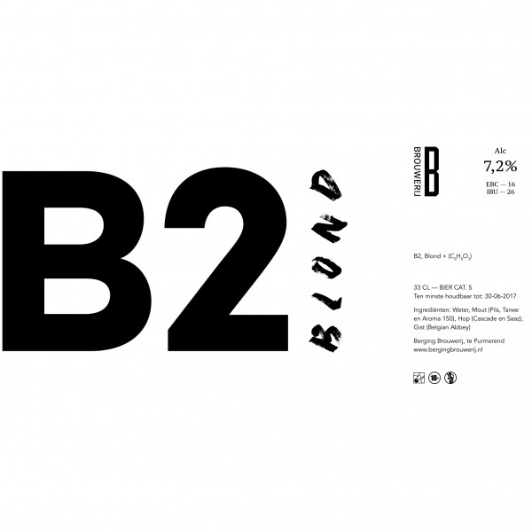 Berging Brouwerij B2 | Blond