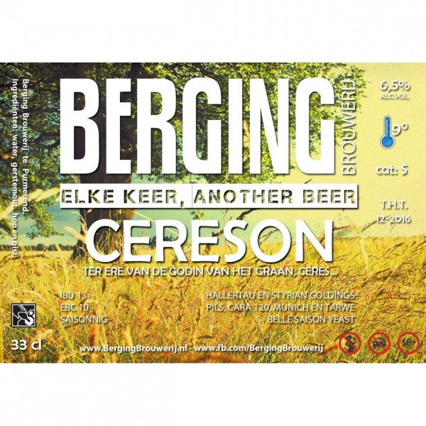 Berging Brouwerij Cereson