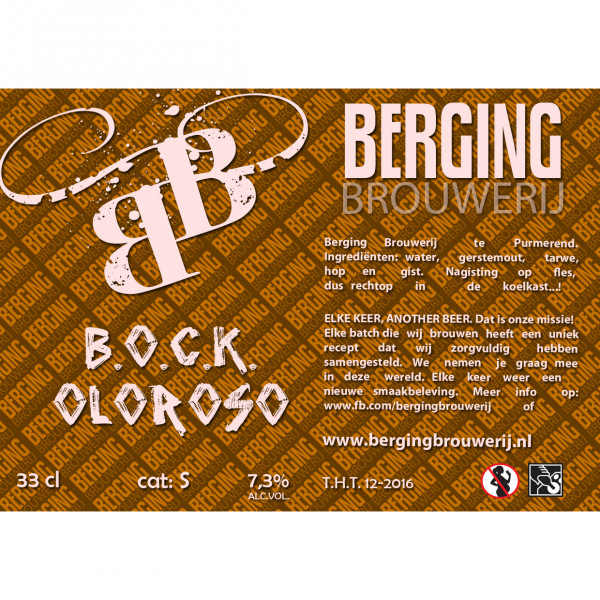 Berging Brouwerij B.O.C.K. Oloroso