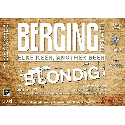 Berging Brouwerij Blondig