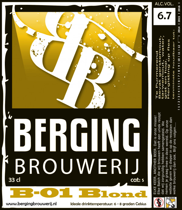 Berging Brouwerij B-01 | Blond